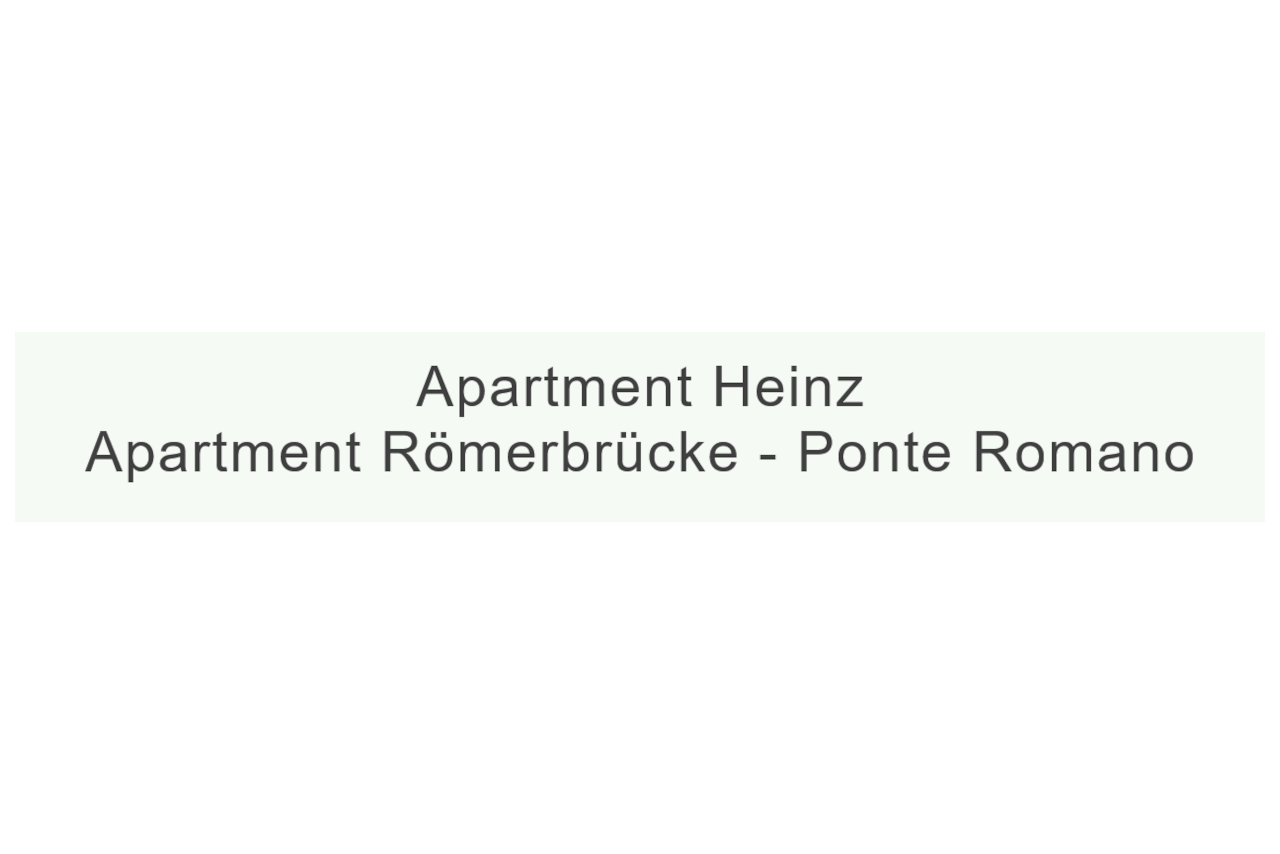 Apartment Römerbrücke