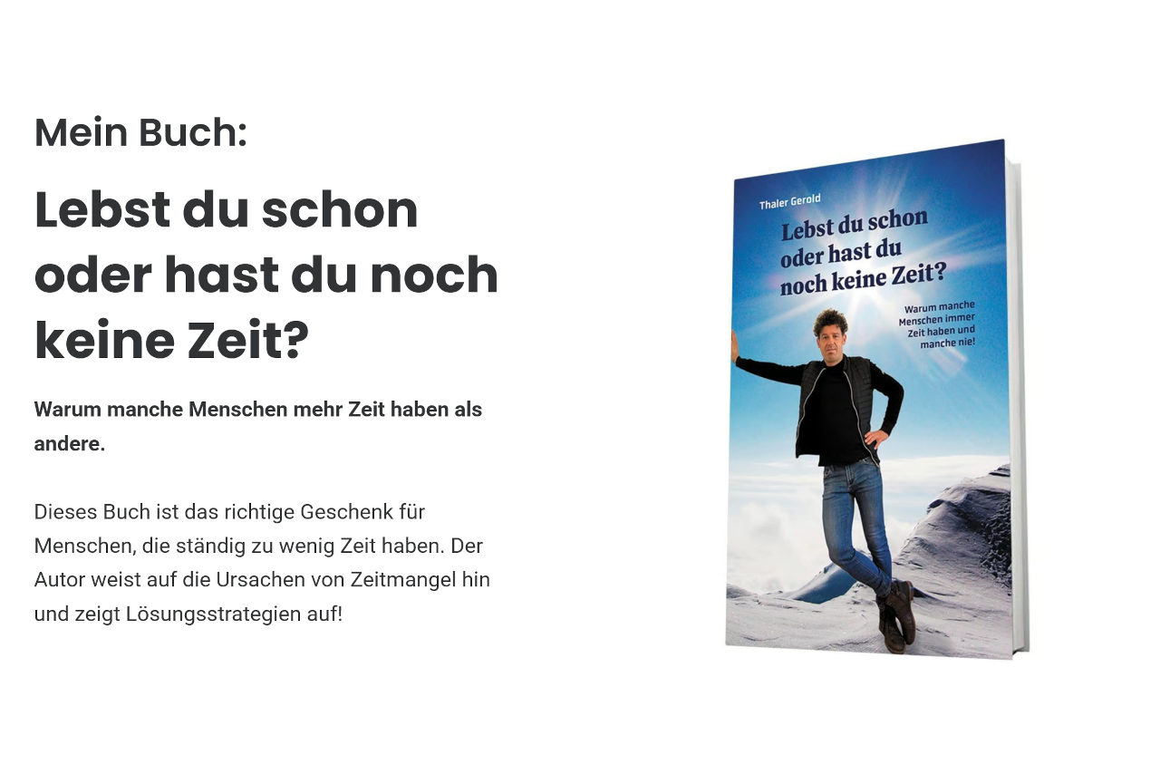 Gerold Thaler Zeitexperte