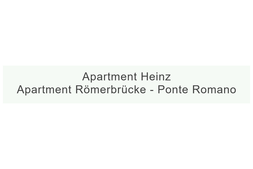 Apartment Römerbrücke